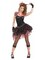 Teen Women's Adult Retro 80s Diva Black Glam Pop Rock Chick Costume